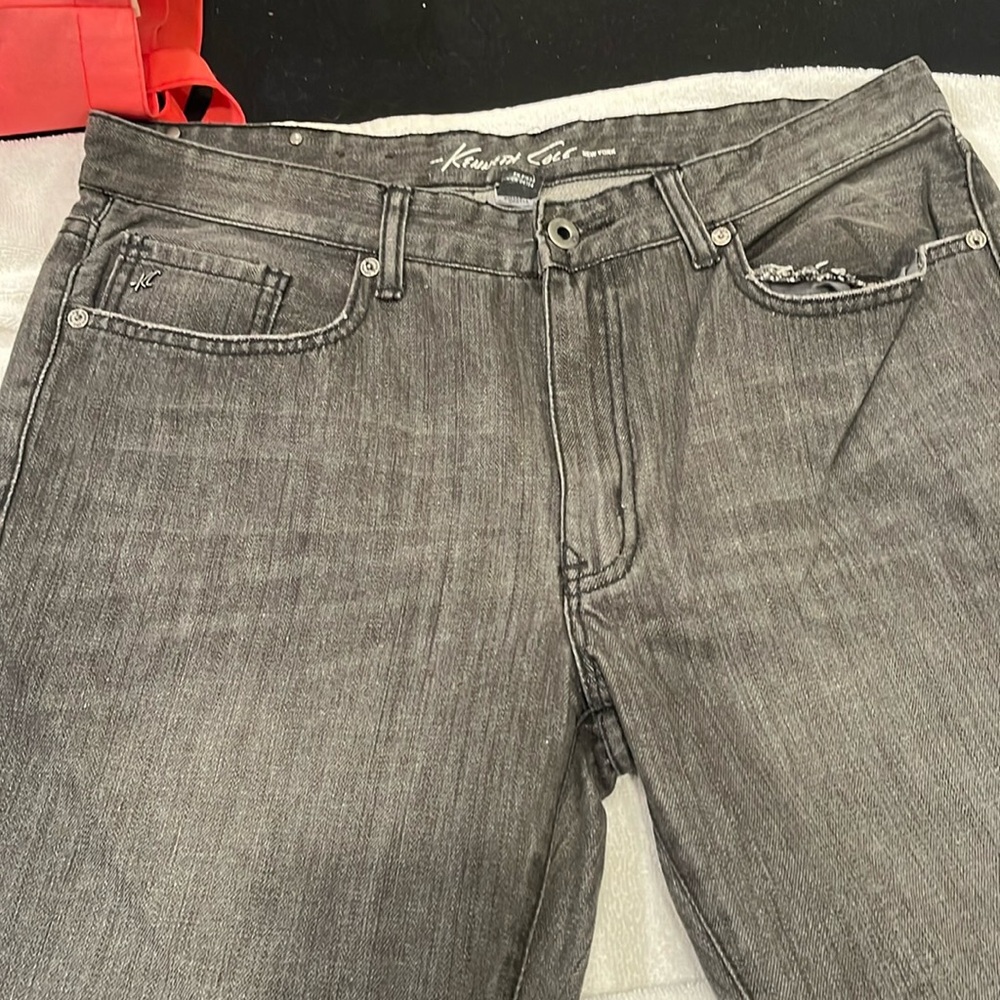 Mens Kenneth Cole black jeans 34-34